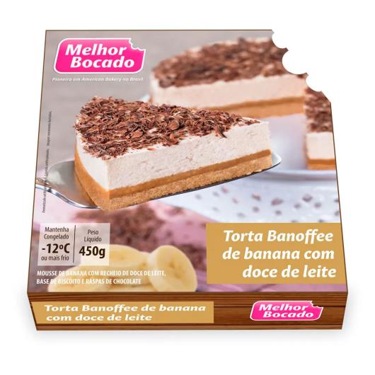 Torta Banoffee de Banana com doce de leite Melhor Bocado 450g - Imagem em destaque