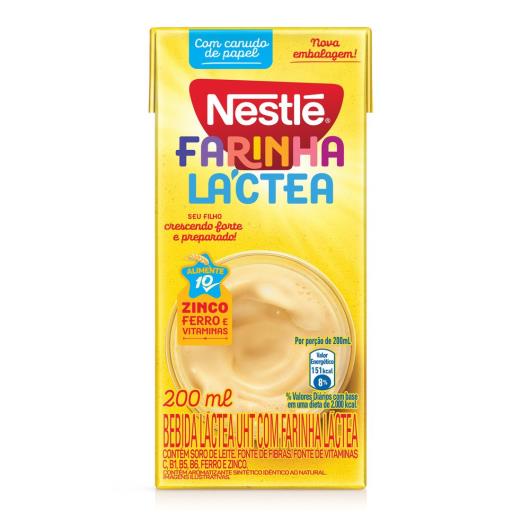 Bebida Láctea Farinha Láctea Nestlé para Beber 200ml - Imagem em destaque