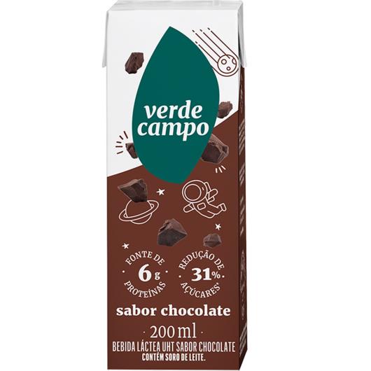 Bebida Láctea Verde Campo Minilac Chocolate 200ml - Imagem em destaque