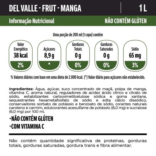 Bebida Del Valle Frut Manga pet 1L - Imagem em destaque