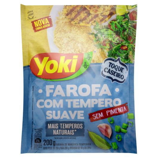 Farofa de Mandioca com Tempero Suave Yoki Pacote 200g - Imagem em destaque