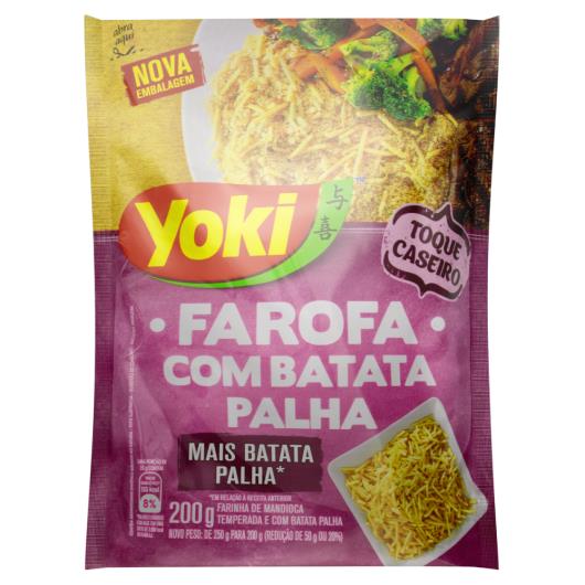 Farofa de Mandioca com Batata Palha Yoki Pacote 200g - Imagem em destaque