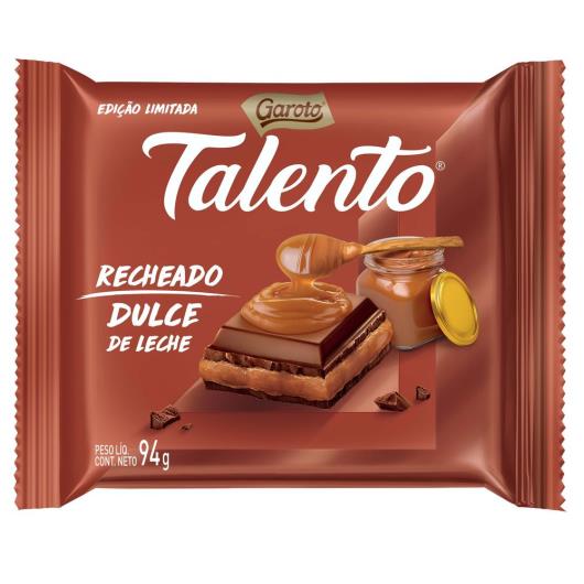 Chocolate GAROTO TALENTO Recheado Doce de Leite 94g - Imagem em destaque