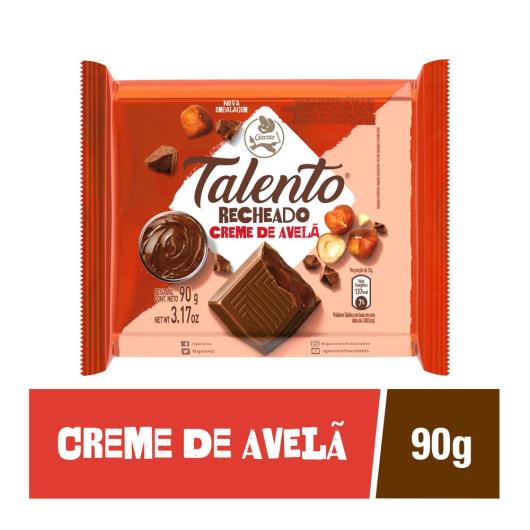 Chocolate GAROTO TALENTO Recheado Creme de Avelã 90g - Imagem em destaque