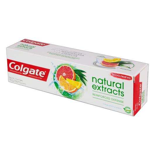 Gel Dental Citrus e Eucalipto Colgate Natural Extracts Reinforced Defense Caixa 90g - Imagem em destaque