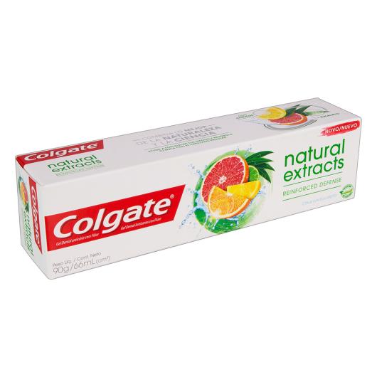 Gel Dental Citrus e Eucalipto Colgate Natural Extracts Reinforced Defense Caixa 90g - Imagem em destaque