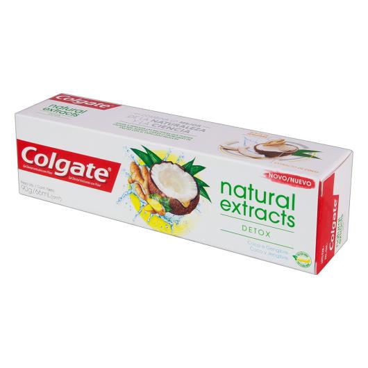 Gel Dental Coco e Gengibre Colgate Natural Extracts Detox Caixa 90g - Imagem em destaque