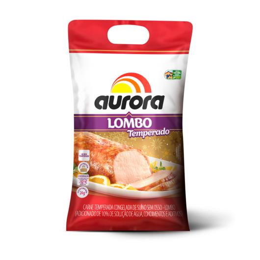 Lombo suíno sem osso congelado temperado Aurora 1,2kg - Imagem em destaque