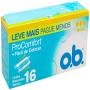 Absorvente OB Interno ProComfort Médio Leve + Pague - 16 unids.