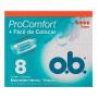 Absorvente OB Interno ProComfort Super 8 unids.