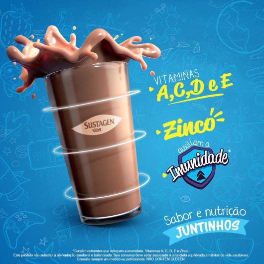 Pó para preparo de bebida chocolate Sustagen grátis 200g 700g - Imagem em destaque