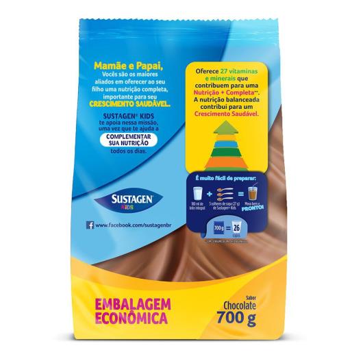 Pó para preparo de bebida chocolate Sustagen grátis 200g 700g - Imagem em destaque