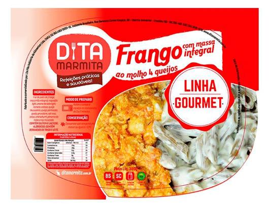 DITA MARMITA GOURMET FRANGO MASSA INTEGRAL AO MOLHO 4 QUEIJOS 300G - Imagem em destaque