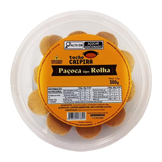 Paçoca rolha Tacho Caipira 300g - Imagem em destaque