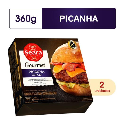 Hambúrguer Seara Gourmet Picanha 400g - Imagem em destaque