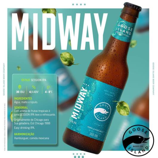 Cerveja Goose Island Midway 355ml Long Neck - Imagem em destaque