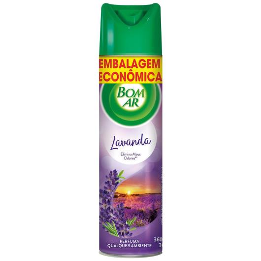 Aromatizador Bom Ar Aerossol Lavanda 360ml Embalagem Econômica - Imagem em destaque