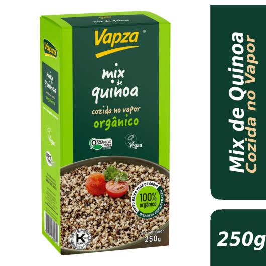 Mix de Quinoa Cozida no Vapor Orgânica Vapza Caixa 250g - Imagem em destaque