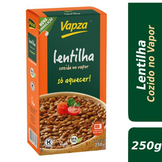 Lentilha Cozida no Vapor Vapza Só Aquecer! Caixa 250g - Imagem em destaque