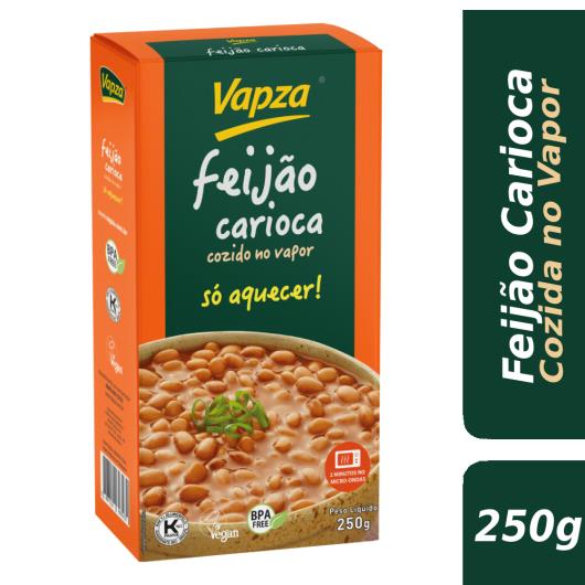 Feijão Carioca Cozido no Vapor Vapza Só Aquecer! Caixa 250g - Imagem em destaque