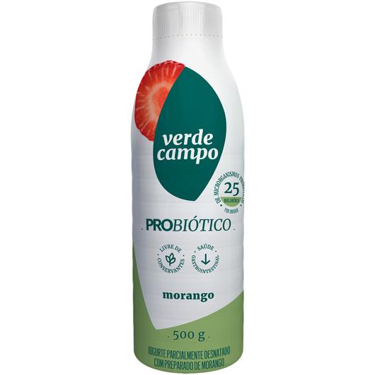 Iogurte VERDE CAMPO Probiótico Morango 500g - Imagem em destaque