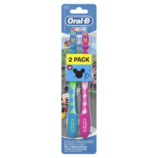 Escova Dental Infantil Oral-B Mickey 2 Unidades - Imagem em destaque