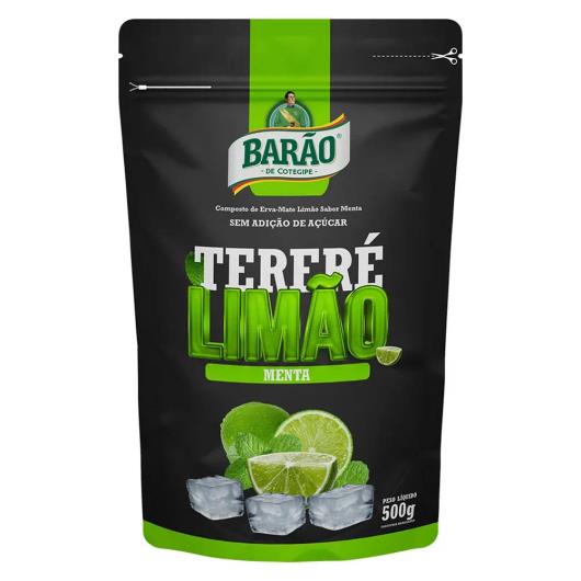 Erva-Mate Tereré Limão e Menta sem Adição de Açúcar Barão de Cotegipe 500g - Imagem em destaque