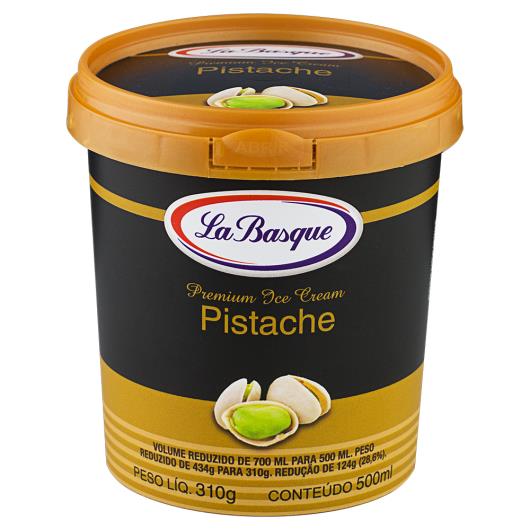 Sorvete Pistache La Basque Premium Ice Cream Pote 500ml - Imagem em destaque