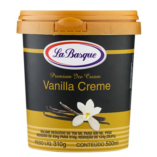 Sorvete Vanilla Creme La Basque Premium Ice Cream Pote 500Ml - Imagem em destaque
