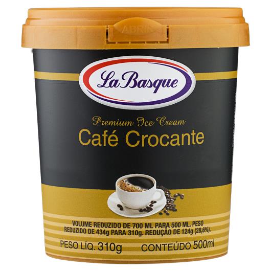 Sorvete Café Crocante La Basque Premium Ice Cream Pote 500ml - Imagem em destaque
