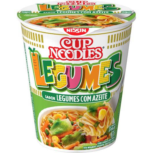 Macarrão Instantâneo Legumes com azeite Cup Noodles 67g - Imagem em destaque