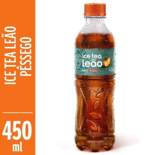 Chá Ice Tea Leão Sabor Pêssego PET 450ML - Imagem em destaque