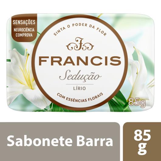 Sabonete Barra Lírio Francis Sedução Envoltório 85g - Imagem em destaque