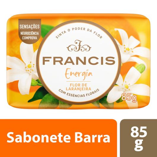 Sabonete Barra Flor de Laranjeira Francis Energia Envoltório 85g - Imagem em destaque