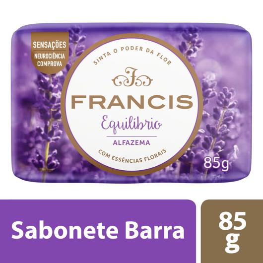 Sabonete Barra Alfazema Francis Equilíbrio Envoltório 85g - Imagem em destaque
