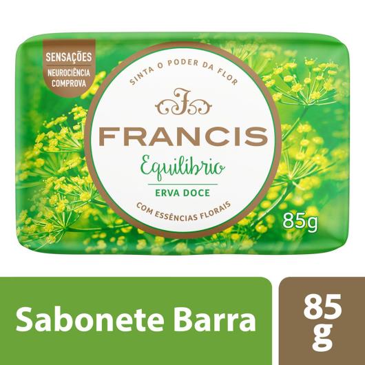Sabonete Barra Erva-Doce Francis Equilíbrio Envoltório 85g - Imagem em destaque