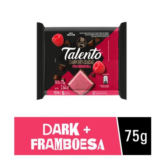 Chocolate GAROTO TALENTO Dark Framboesa 75g - Imagem em destaque