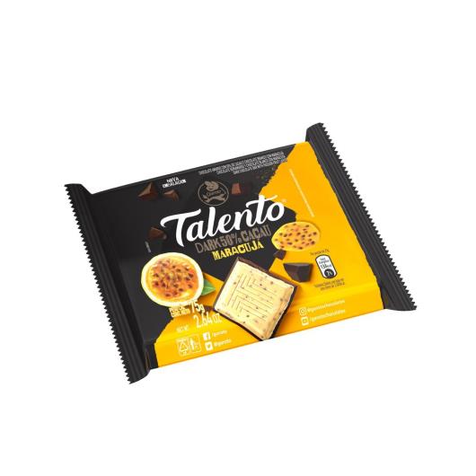 Chocolate GAROTO TALENTO Dark Maracujá 75g - Imagem em destaque