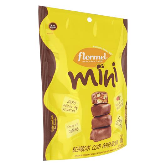 Mini Bombom com Amendoim Flormel Pouch 60g - Imagem em destaque