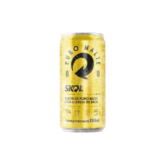 Cerveja Skol Puro Malte Lata 269ml - Imagem em destaque