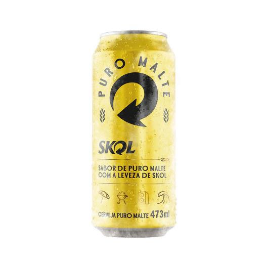 Cerveja Skol Puro Malte 473ml Lata - Imagem em destaque