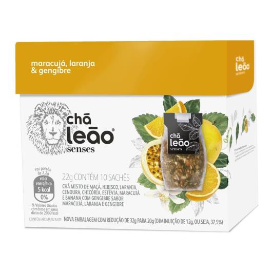 Chá Leão Senses Maracujá, Laranja & Gengibre 22g - Imagem em destaque
