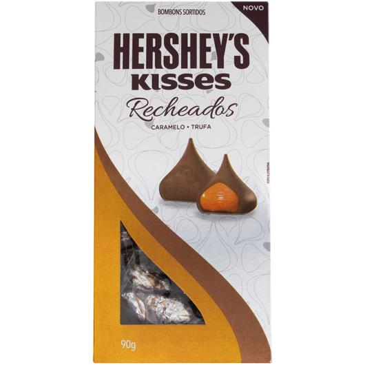 Bombom sortidos recheados Kisses Hersheys 90g - Imagem em destaque