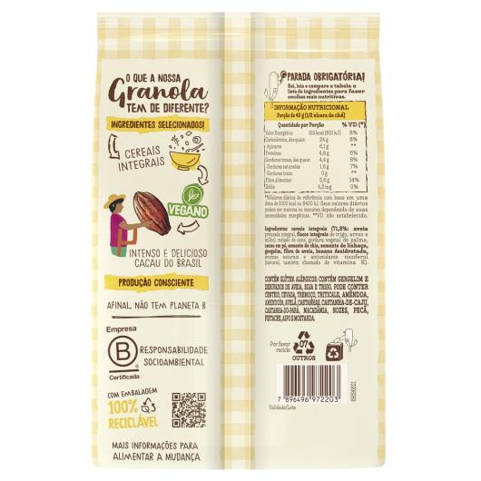 Granola Mãe Terra Banana e Cacau 250g - Imagem em destaque