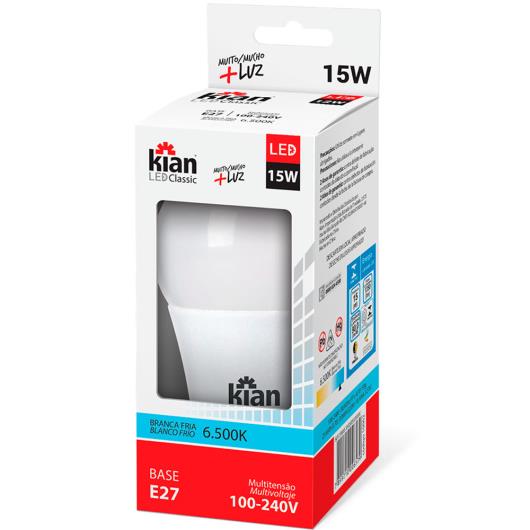 Lâmpada Kian Led E27 15W 100-240V - Imagem em destaque