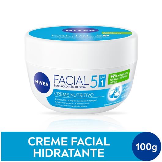 NIVEA Creme Facial Nutritivo 100g - Imagem em destaque
