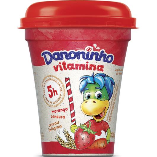 Iogurte líquido morango, cenoura e cereais Danoninho 130g - Imagem em destaque