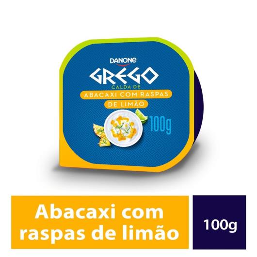 Iogurte grego abacaxi com raspas de limão Danone 100g - Imagem em destaque