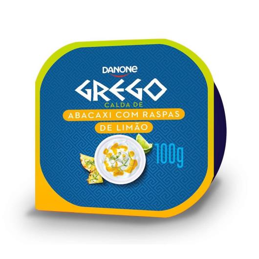 Iogurte grego abacaxi com raspas de limão Danone 100g - Imagem em destaque