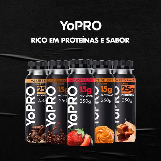 Iogurte Líquido YoPRO Morango 15g de proteínas 250g - Imagem em destaque